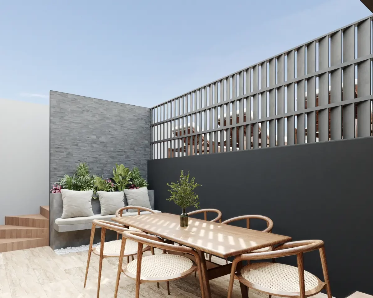 Terraza privada de Casa Maracuyá